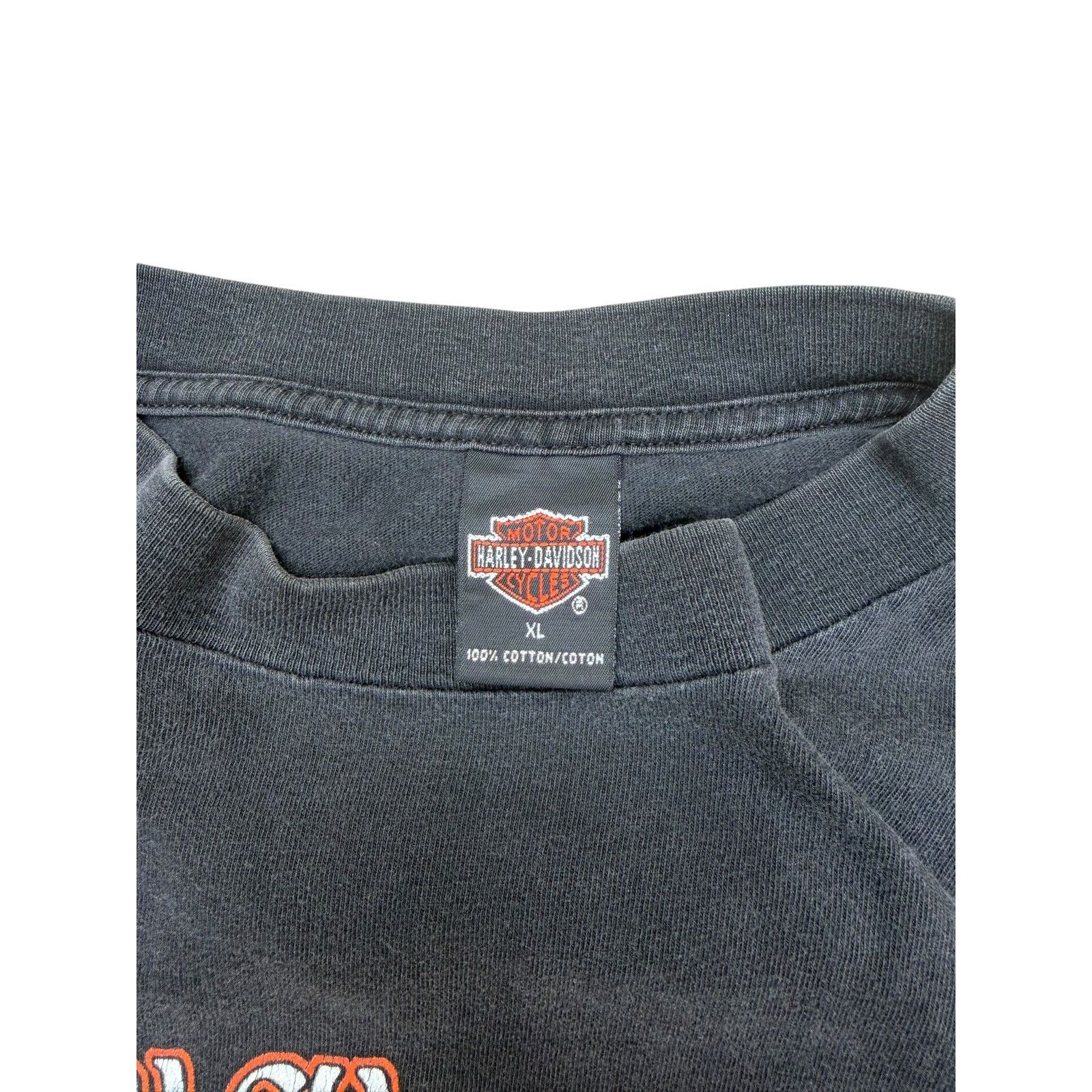 Harley Davidson 1999 Harley Davidson Eagle Flames Tee Size US XL / EU 56 / 4 - 4 Thumbnail