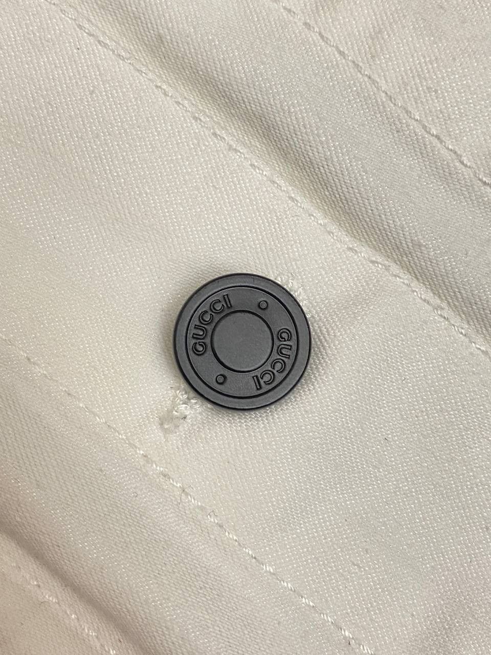 Gucci Gucci x Tom Ford Denim White Casual Jacket Vest Vintage Y2K Size L / US 10 / IT 46 - 8 Thumbnail