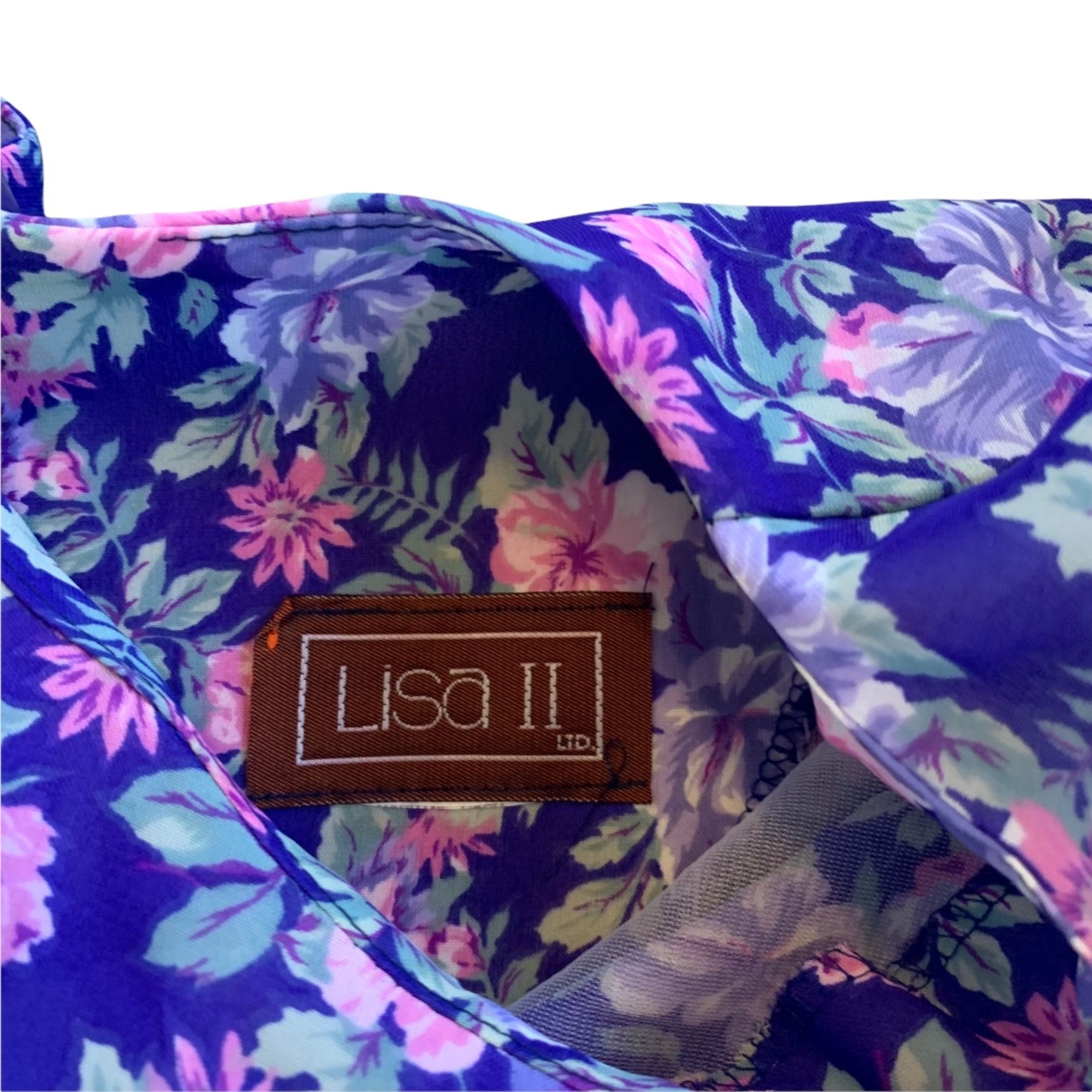 Vintage Vintage Purple All Over Floral Novelty Print Pleated Dress M Size M / US 6-8 / IT 42-44 - 5 Thumbnail