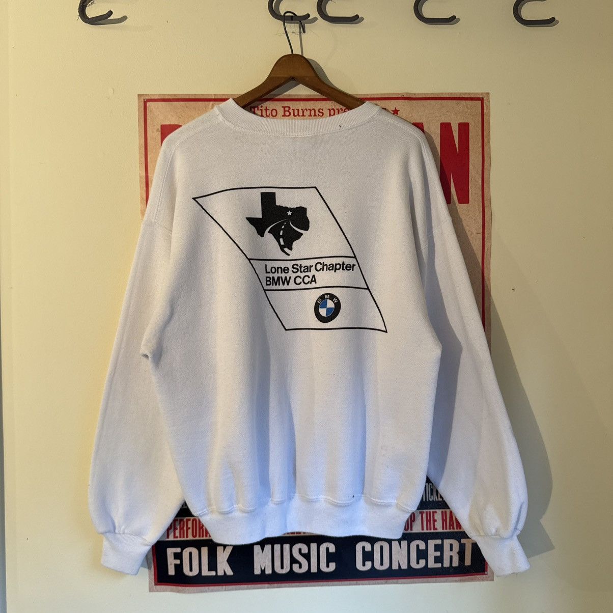 Vintage Vintage BMW Logo Car Crewneck Sweatshirt White 1990s XL Size US XL / EU 56 / 4 - 3 Thumbnail