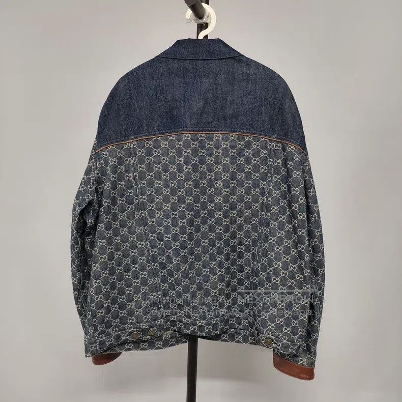 Gucci Gucci Denim full-printed old flower jacket Size US S / EU 44-46 / 1 - 2 Thumbnail