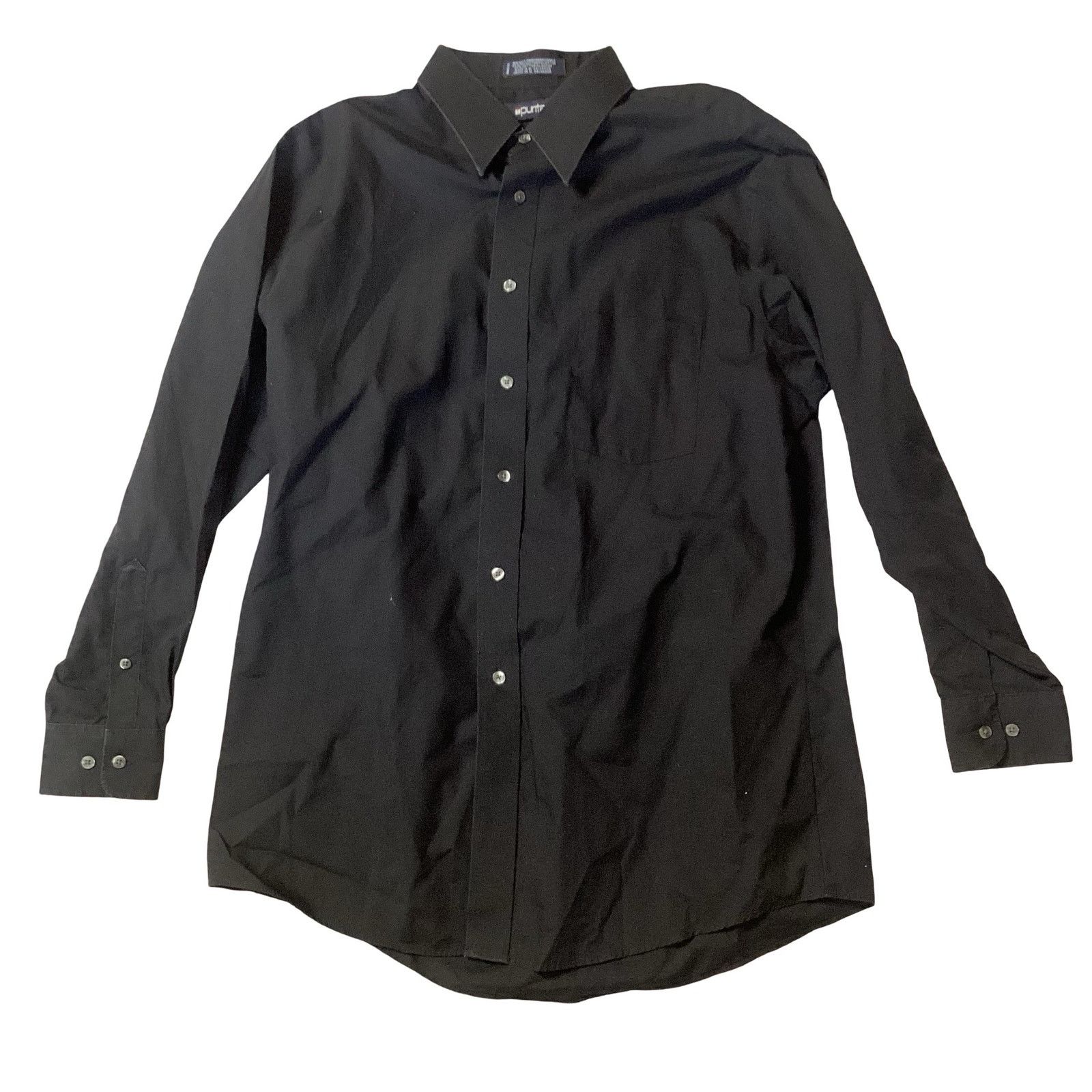 Puritan Puritan Black Dress Shirt Size US L / EU 52-54 / 3 - 2 Thumbnail