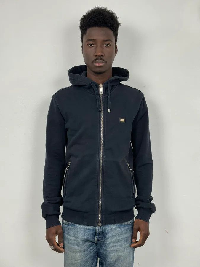 Dolce & Gabbana 2000s Dolce & Gabbana Navy Zip-up Sweater Size US S / EU 44-46 / 1 - 2 Thumbnail
