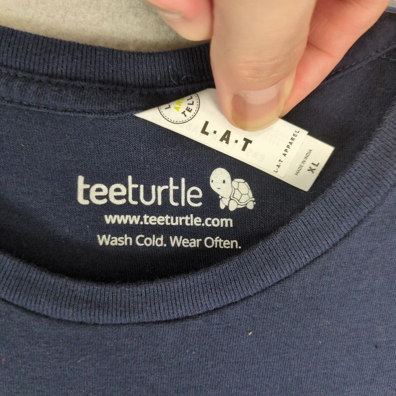 Other TeeTurtle Merry Cthulhumas Men's XL T-Shirt Christmas Cat Size US XL / EU 56 / 4 - 2 Thumbnail