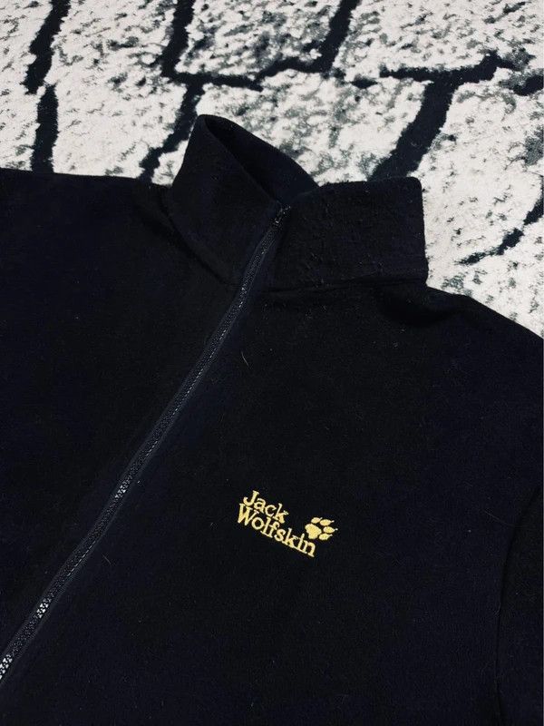 Jack Wolfskin Vintage Jack Wolfskin fleece jacket black XXL logo Size US XXL / EU 58 / 5 - 3 Thumbnail