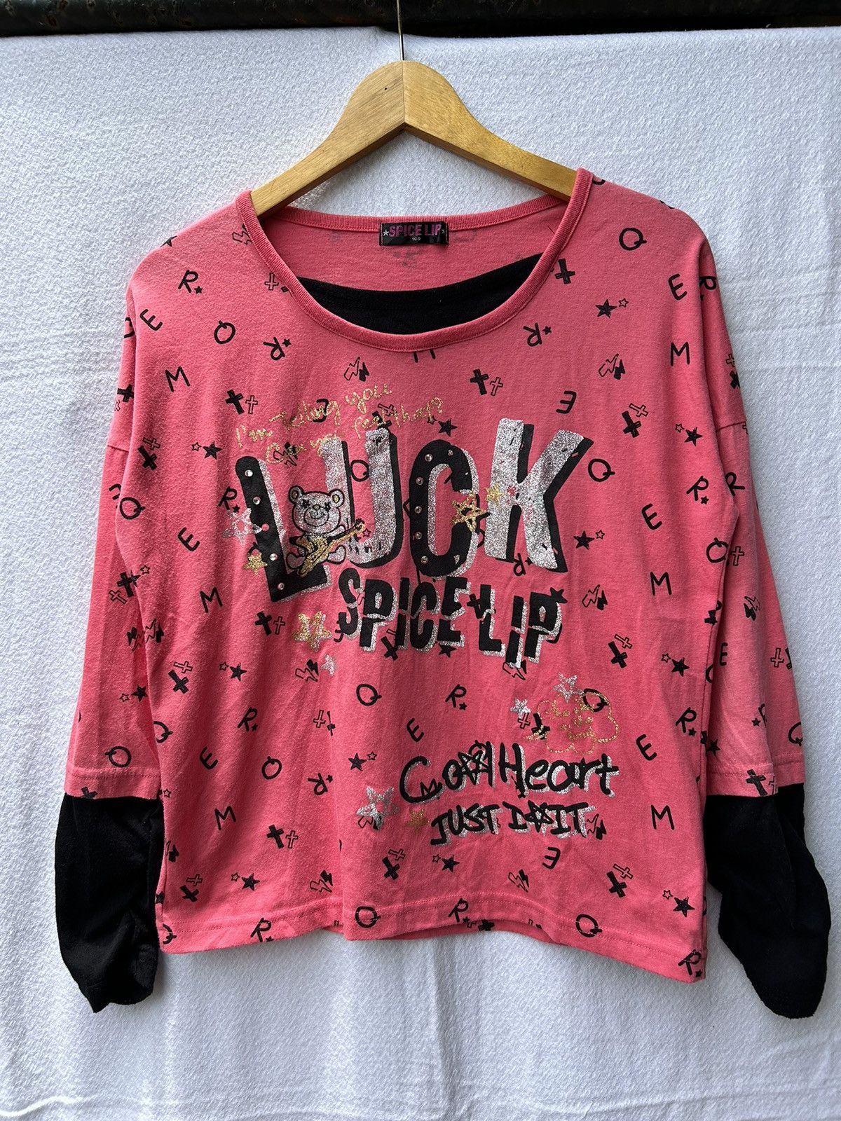 トップス IF SIX WAS NINE SPINE/HSC SIZE 0 if six was nine t-shirt ROCK OFF 1 cotton Black print HSC M