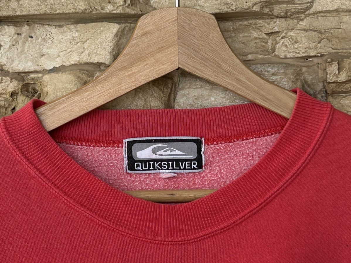 Vintage Vintage 90s Quiksilver Center Logo Boxy Sweatshirt Size US M / EU 48-50 / 2 - 8 Thumbnail