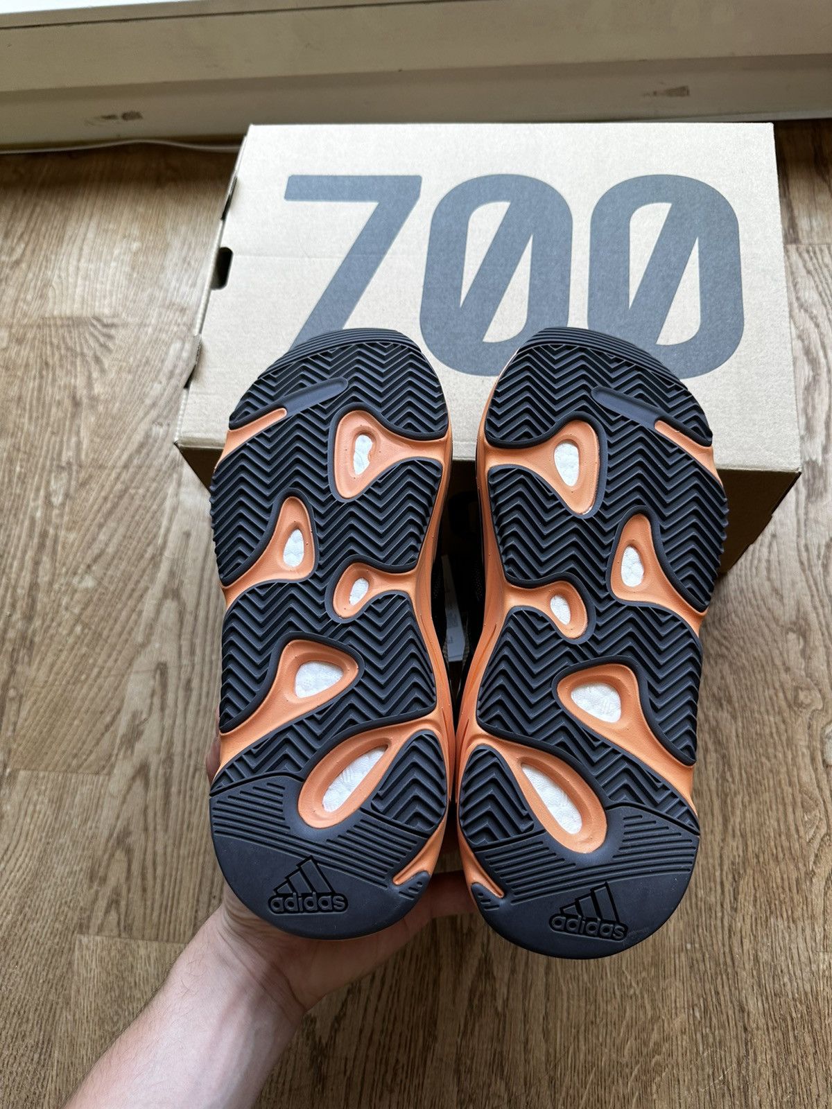 Adidas × Kanye West × Yeezy YEEZY Boost 700 Enflame Amber Sneakers Size US 7 / EU 40 - 3 Thumbnail