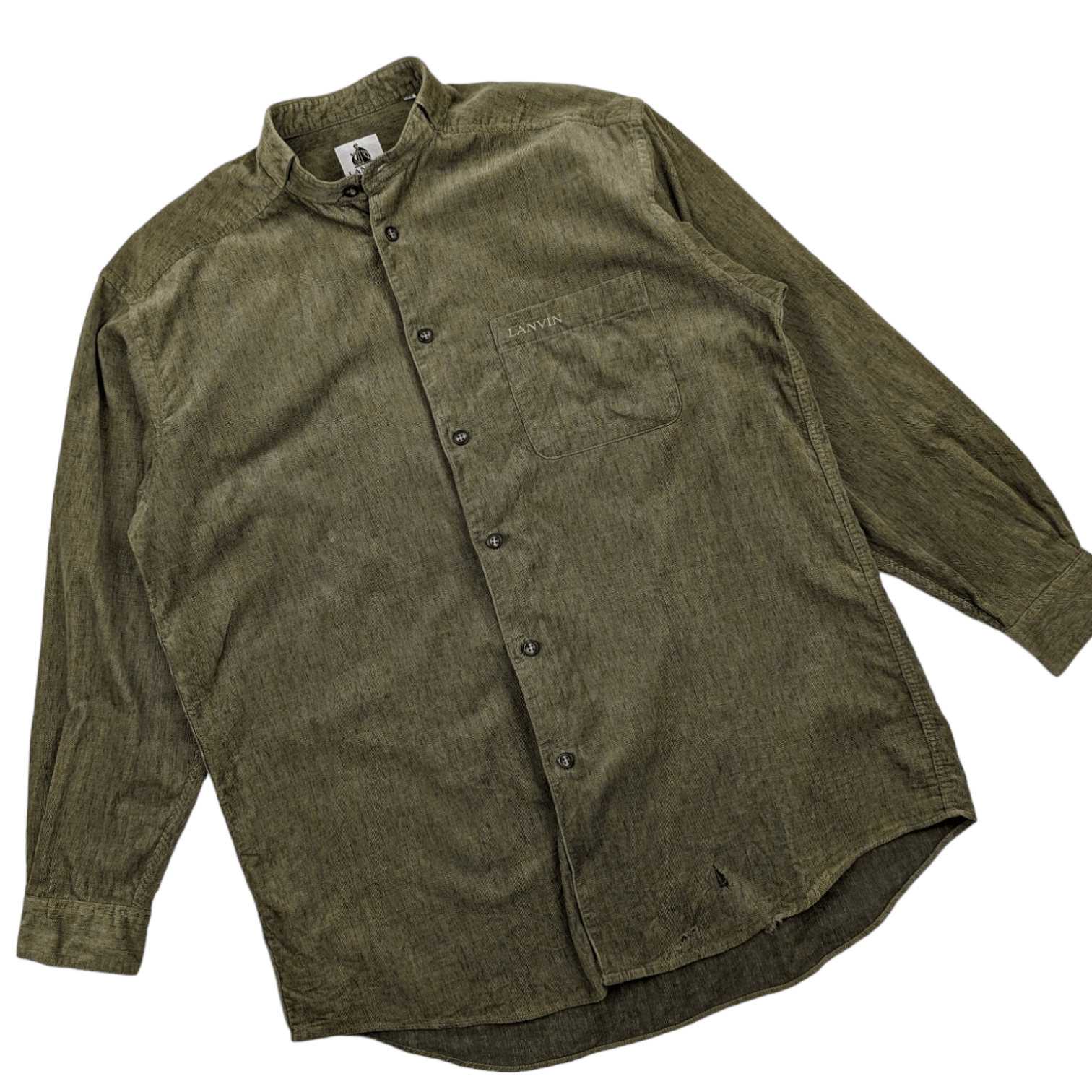 Lanvin LANVIN Corduroy Button Up Shirt Size US M / EU 48-50 / 2 - 3 Thumbnail
