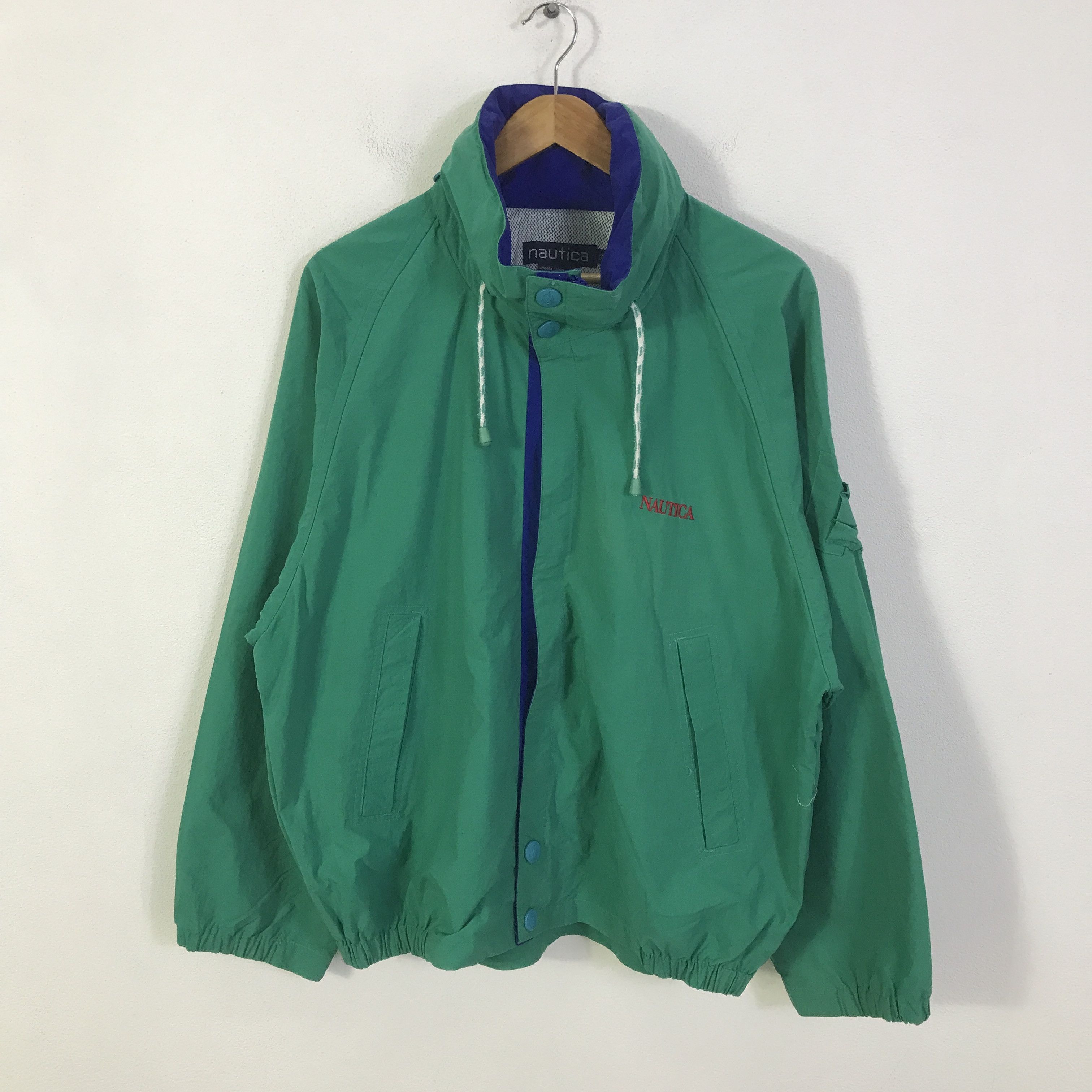 Nautica Vtg Nautica worker Bomber jacket K128B6 Size US L / EU 52-54 / 3 - 1 Thumbnail