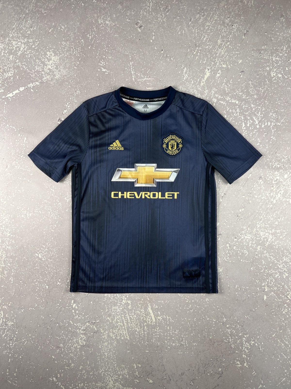 Adidas 2018/2019 Adidas Manchester United Third Shirt Jersey Youth Size US XXS / EU 40 - 1 Thumbnail