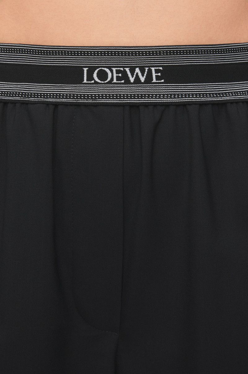 Loewe o1in1g0426 Cropped Trouser in Black Size 27" / US 4 / IT 40 - 5 Thumbnail