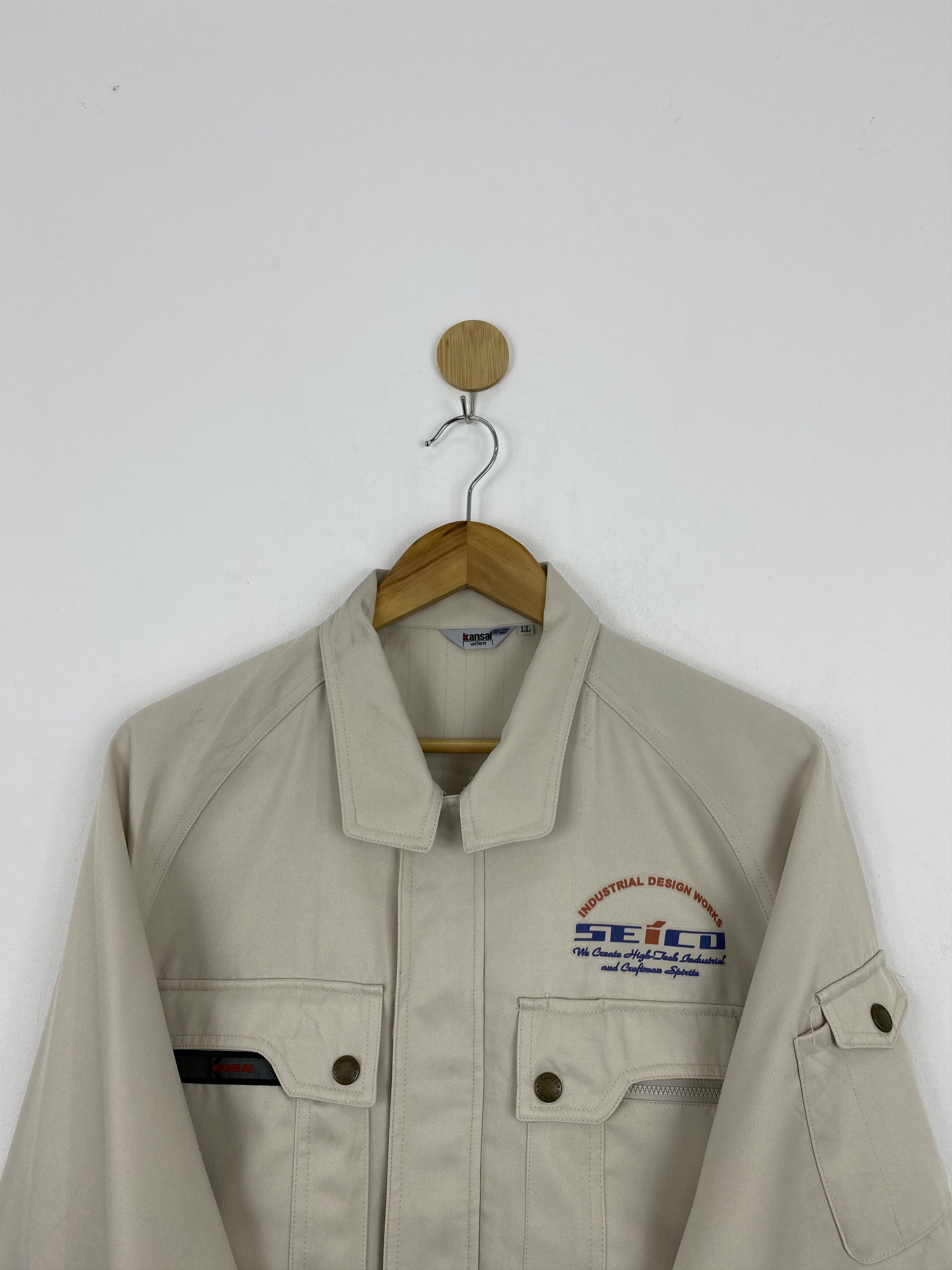 Japanese Brand Vintage Kansai Japanese Brand Worker Denim Jacket J1776 Size US XL / EU 56 / 4 - 2 Thumbnail