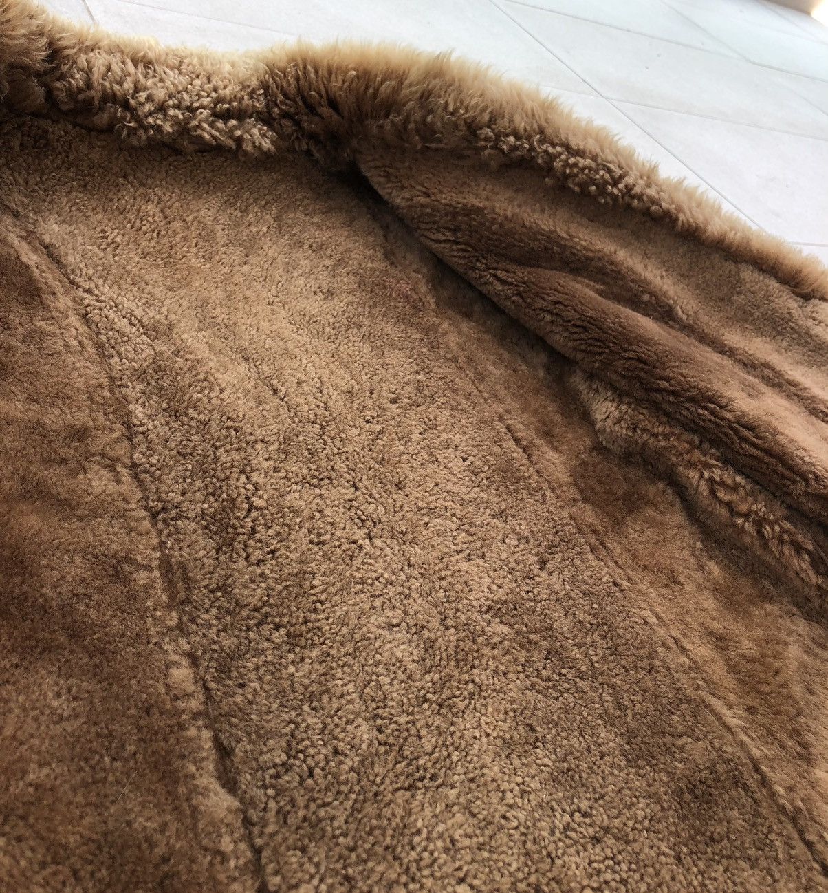 Japanese Brand Vintage Real Leather Sheepskin Fur Coat Made in Spain Size M / US 6-8 / IT 42-44 - 12 Thumbnail