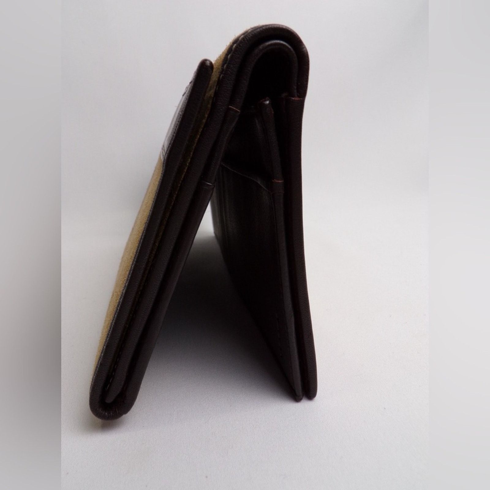 Loewe Loewe Tan Suede Brown leather wallet Size ONE SIZE - 11 Thumbnail