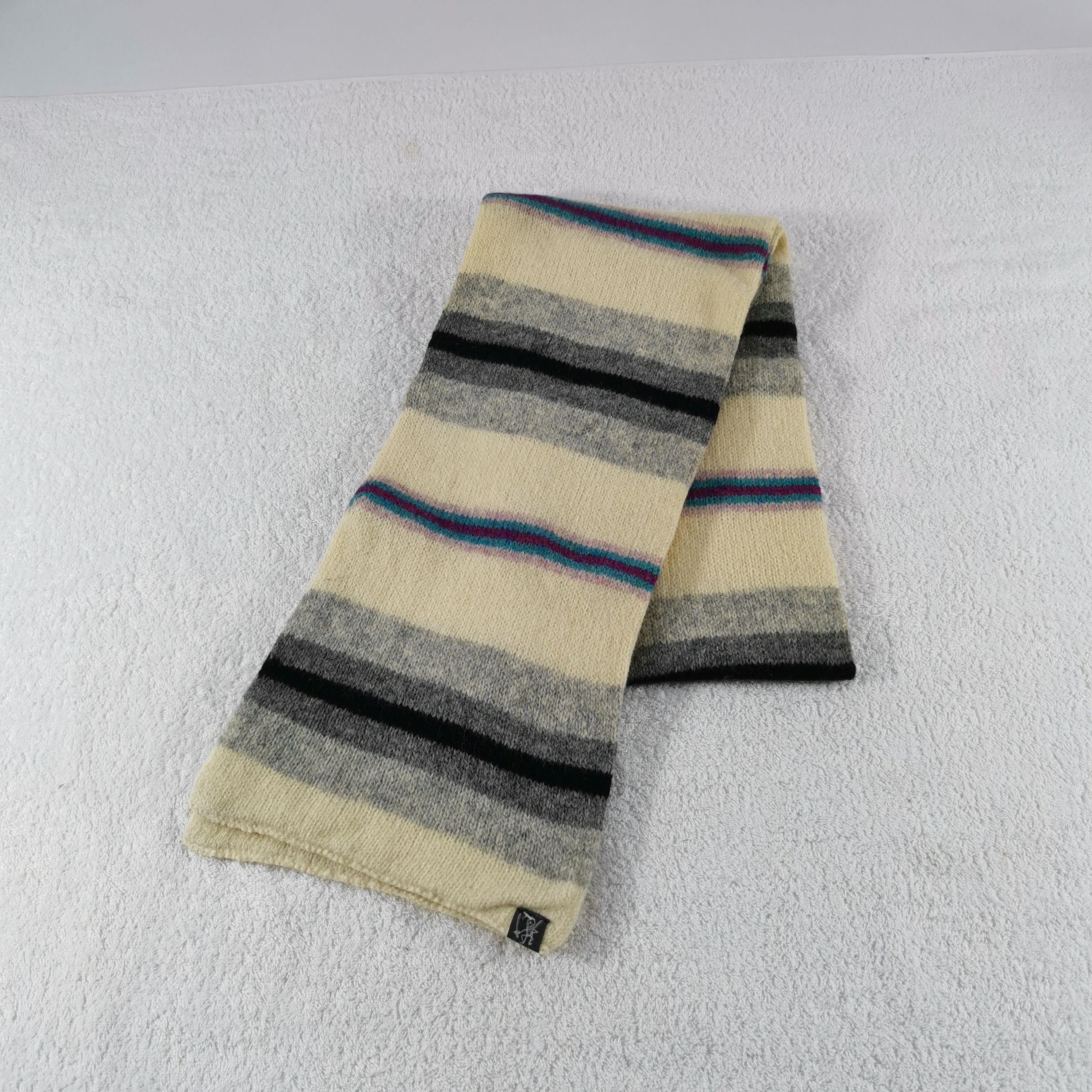 PPFM × Vintage Vintage PPFM Scarf Wool Cashmere Scarves. Size ONE SIZE - 3 Thumbnail