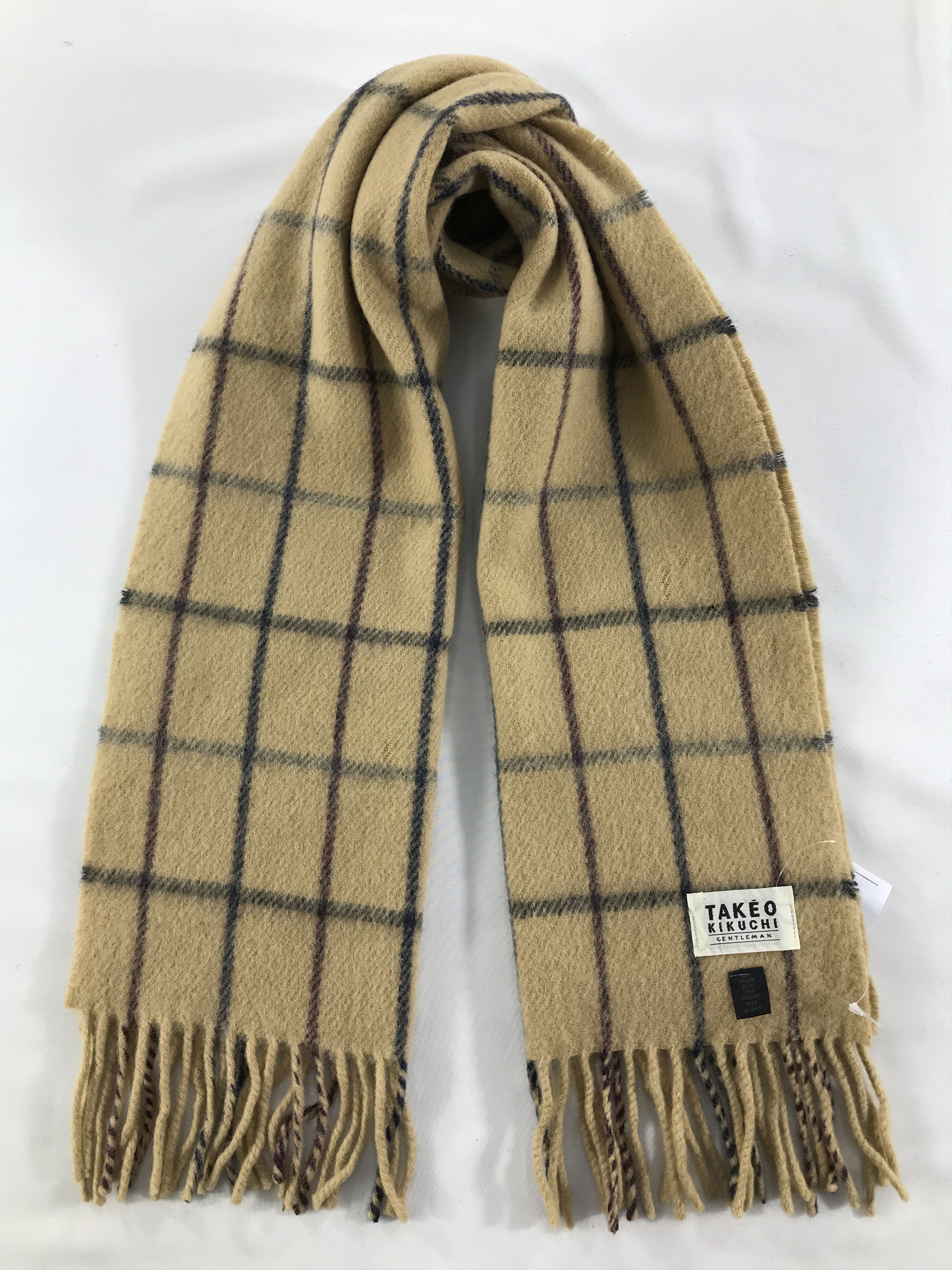 Takeo Kikuchi × Vintage Takeo Kikuchi Scarf / Muffler / Neckwear - WW2678 Size ONE SIZE - 1 Thumbnail