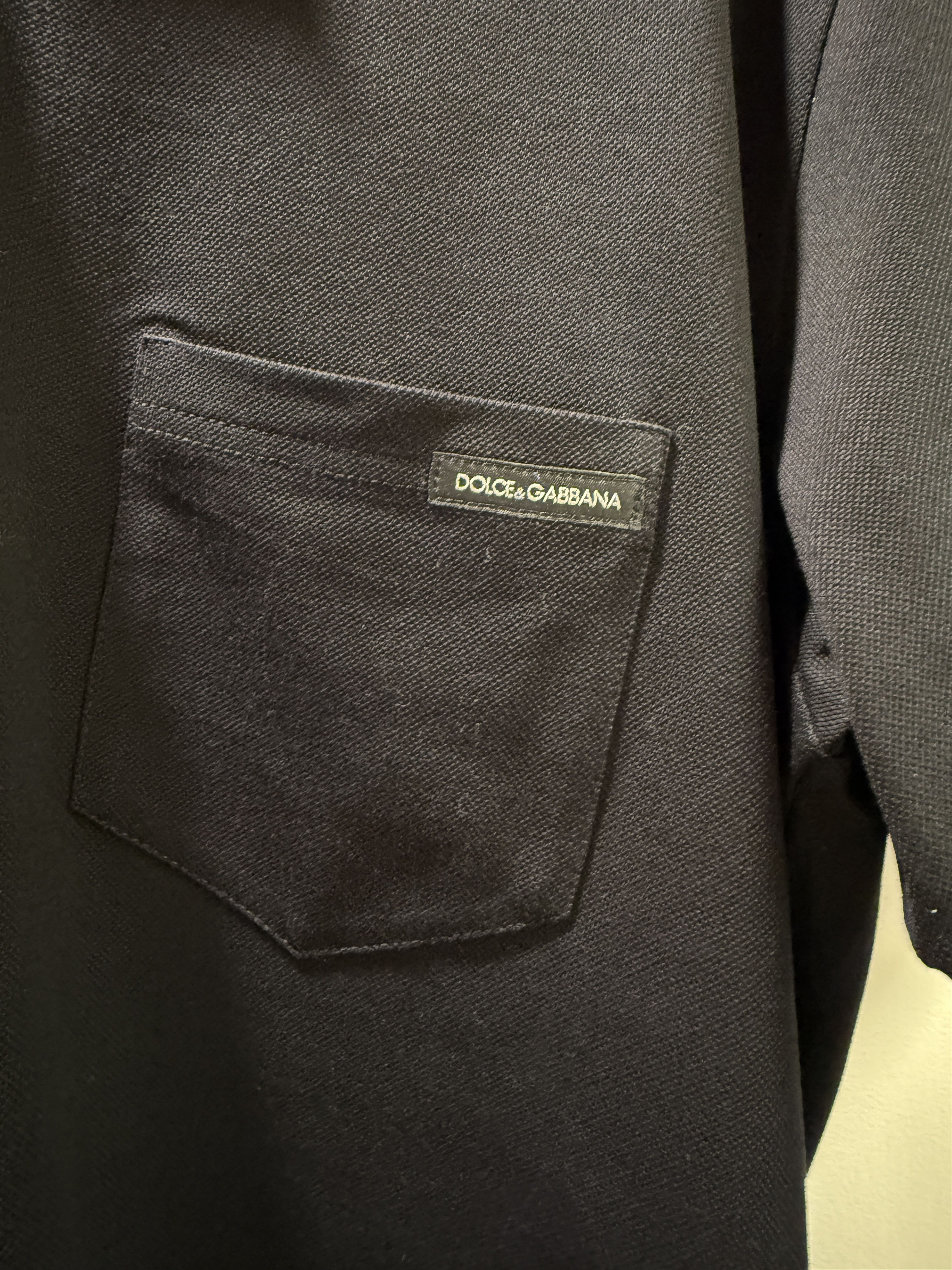 Dolce & Gabbana Dolce Gabbana Size 54 Black Polo Size US L / EU 52-54 / 3 - 3 Thumbnail