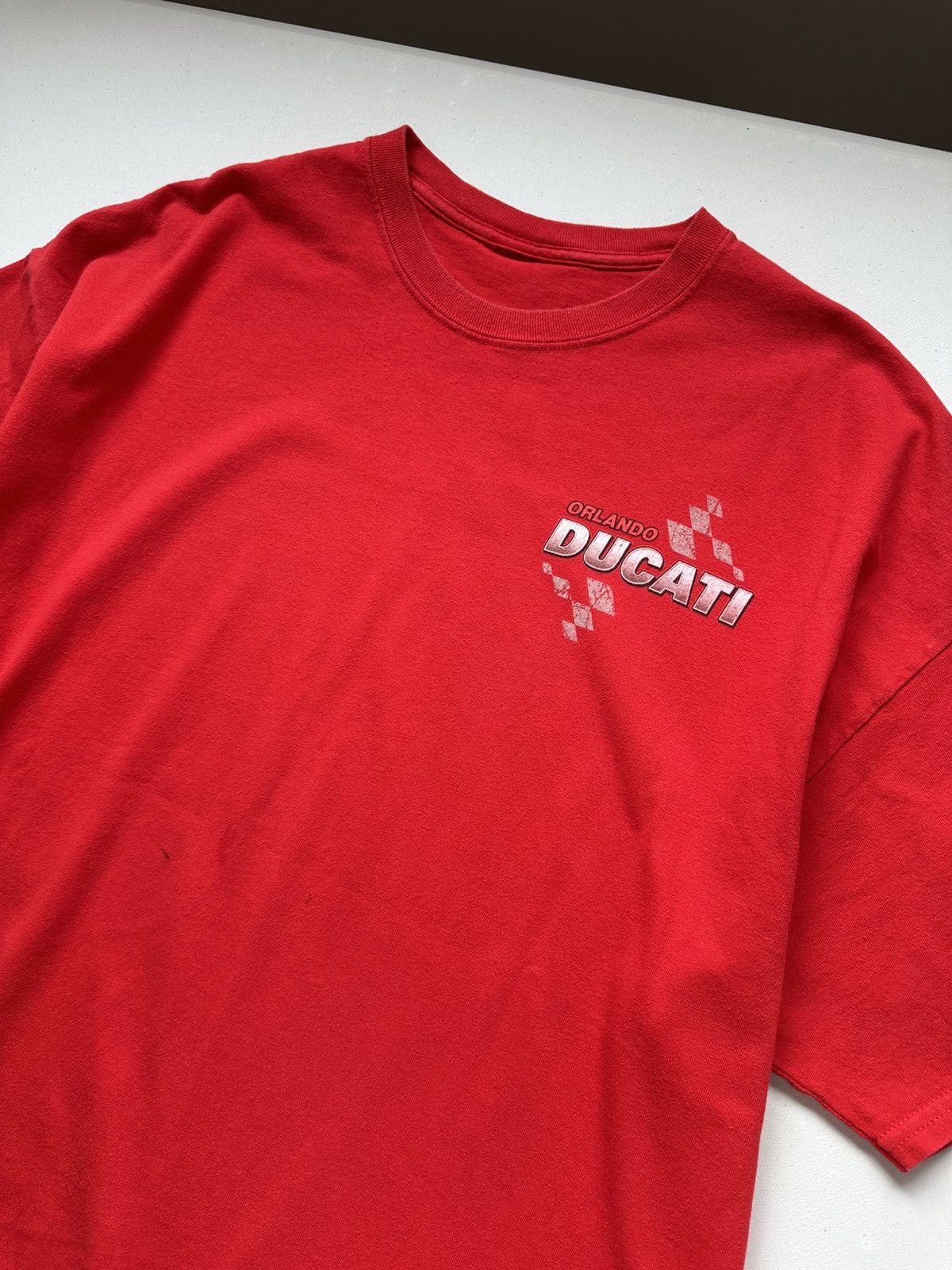 Ducati 90s Vintage Ducati Box Logo Tee Size US XL / EU 56 / 4 - 6 Thumbnail