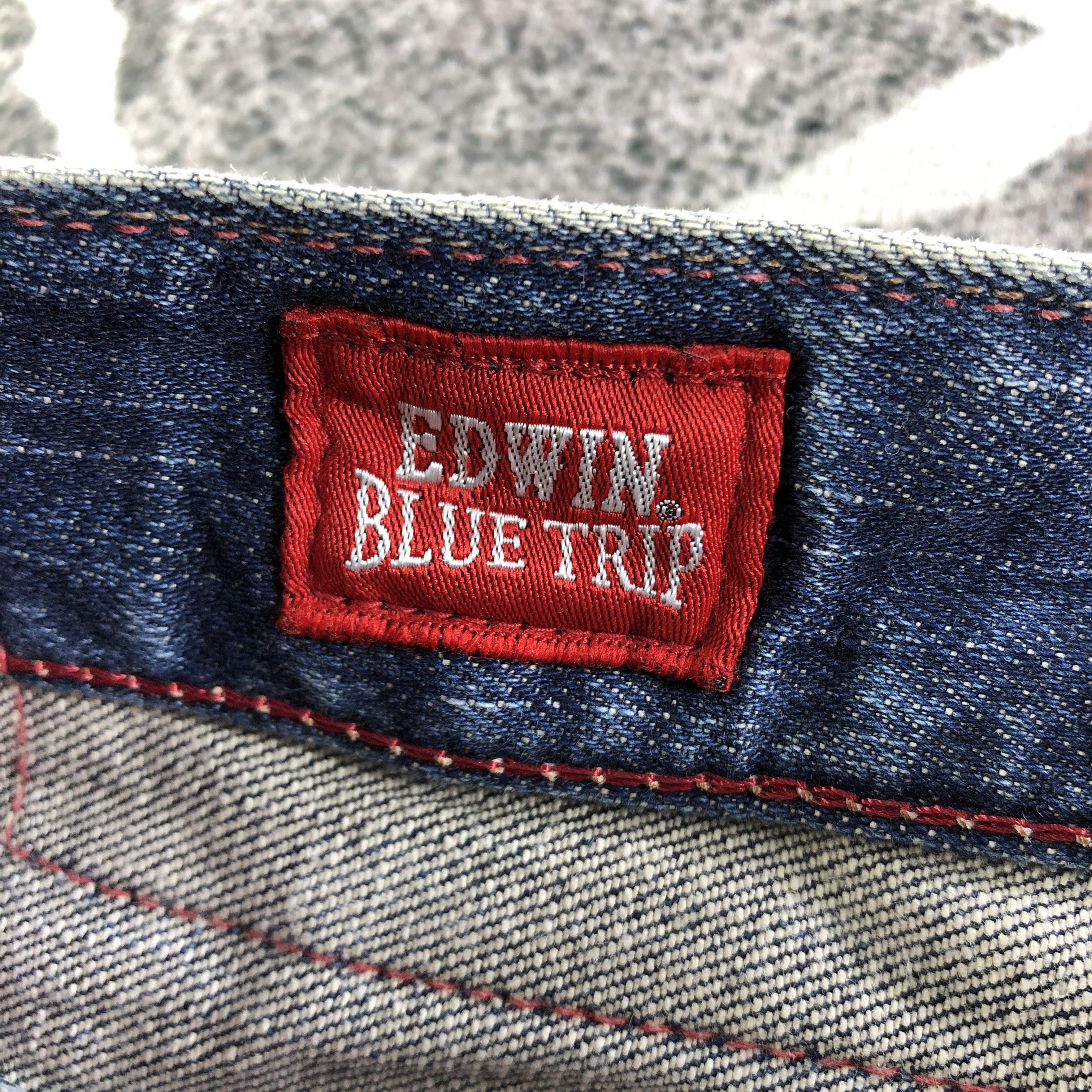 Edwin Edwin Blue Trip Jeans Ripped Denim KJ3048 Size US 30 / EU 46 - 8 Thumbnail