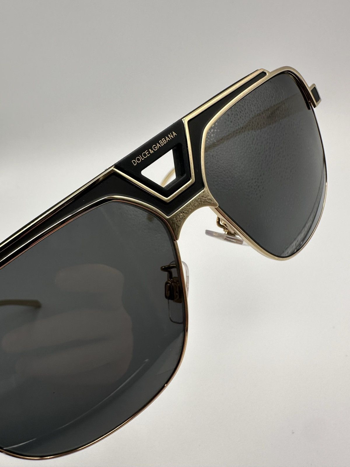 Dolce & Gabbana Dolce & Gabbana Gold Aviator Sunglasses Size ONE SIZE - 2 Thumbnail