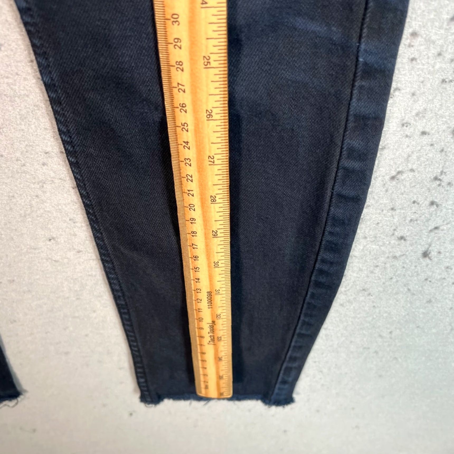 RE/DONE VINTAGE Re/Done Womens High-Waist Skinny Jeans Size 26 Black Denim Casual Pants Size 26" / US 2 / IT 38 - 6 Thumbnail