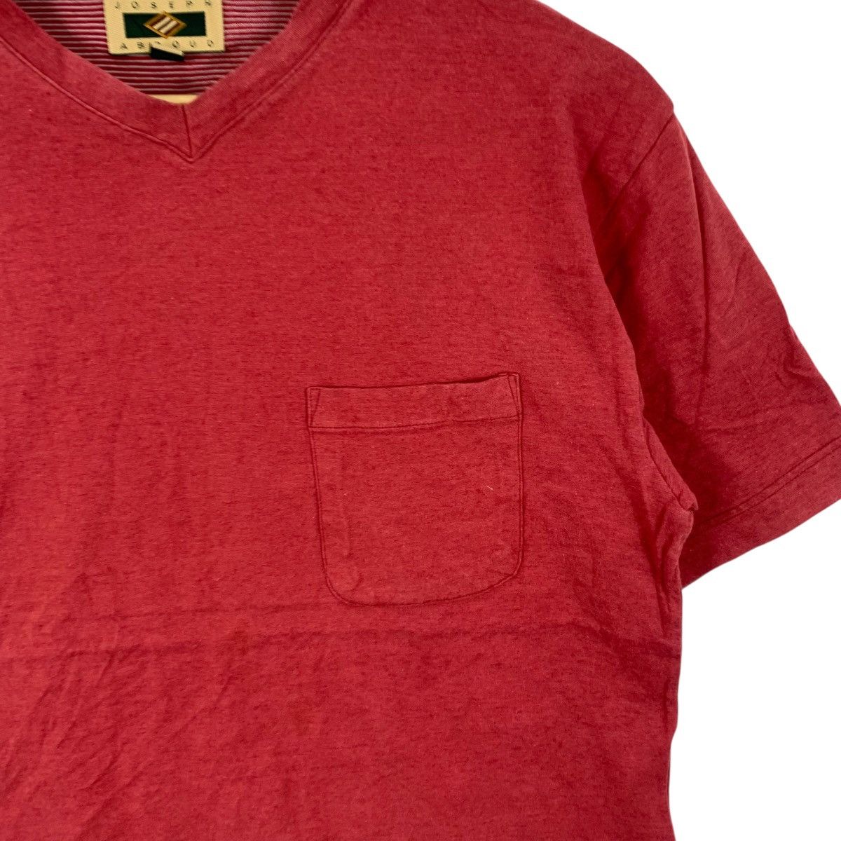 Joseph Abboud Vintage JOSEPH ABBOUD New York Red Pocket Tee Shirt Top V Size M / US 6-8 / IT 42-44 - 5 Thumbnail