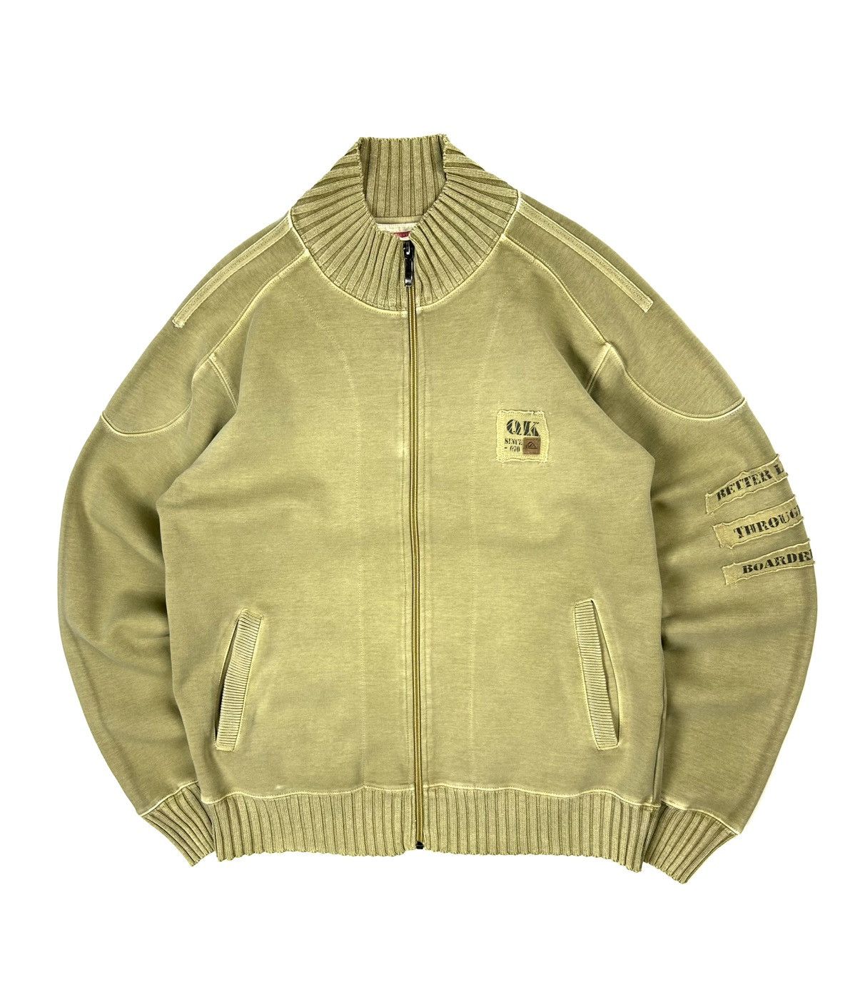 Quiksilver Vintage Quicksilver Sweatshirt Zip Up Sweater Surf Y2k Size US M / EU 48-50 / 2 - 1 Thumbnail