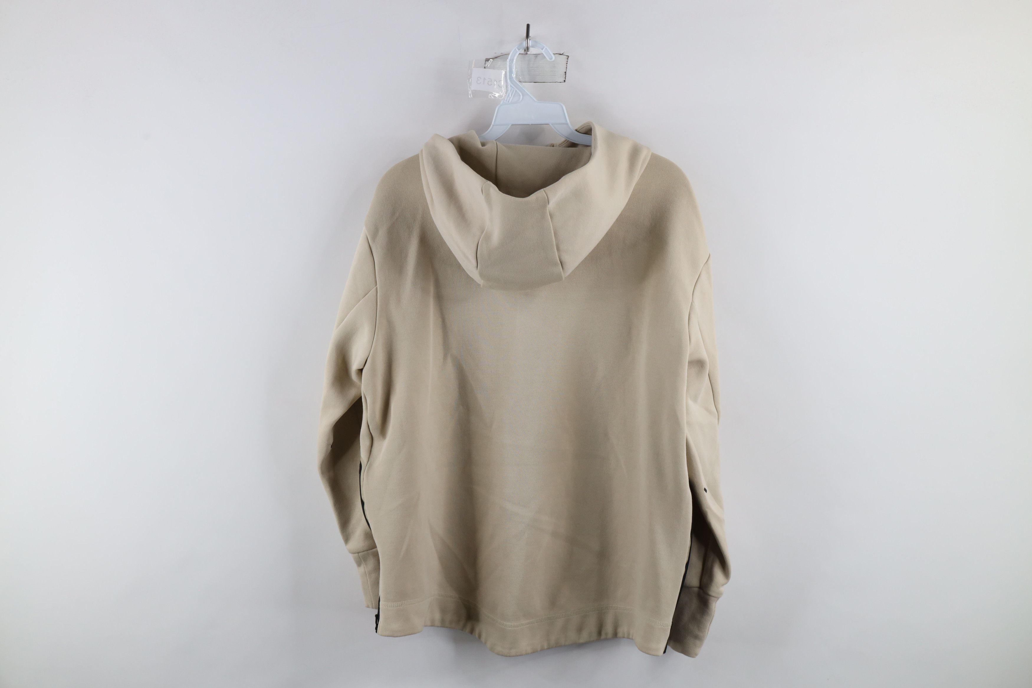 Nike × Vintage Nike Sportswear Tech Fleece Full Zip Hoodie Sweatshirt Beige Size S / US 4 / IT 40 - 11 Thumbnail