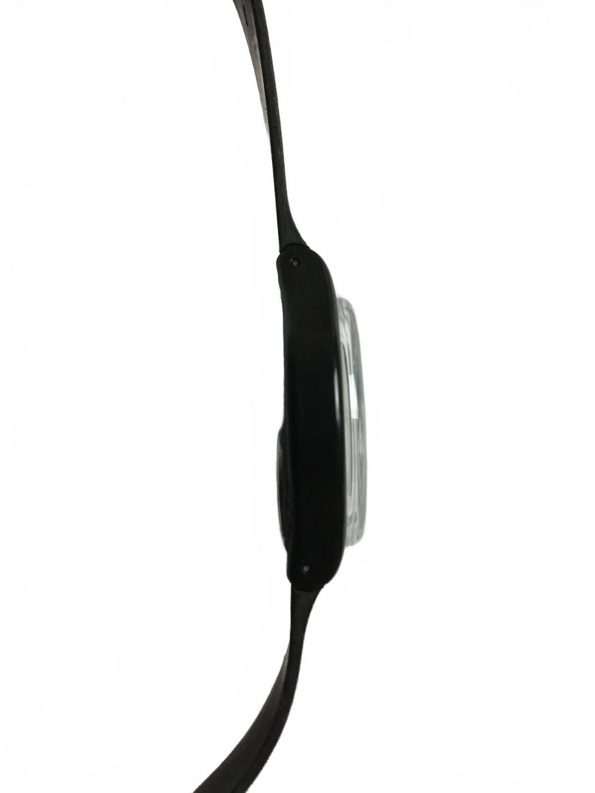Swatch Swatch Classic Black Rubber Strap Watch with White Dial Size ONE SIZE - 8 Thumbnail