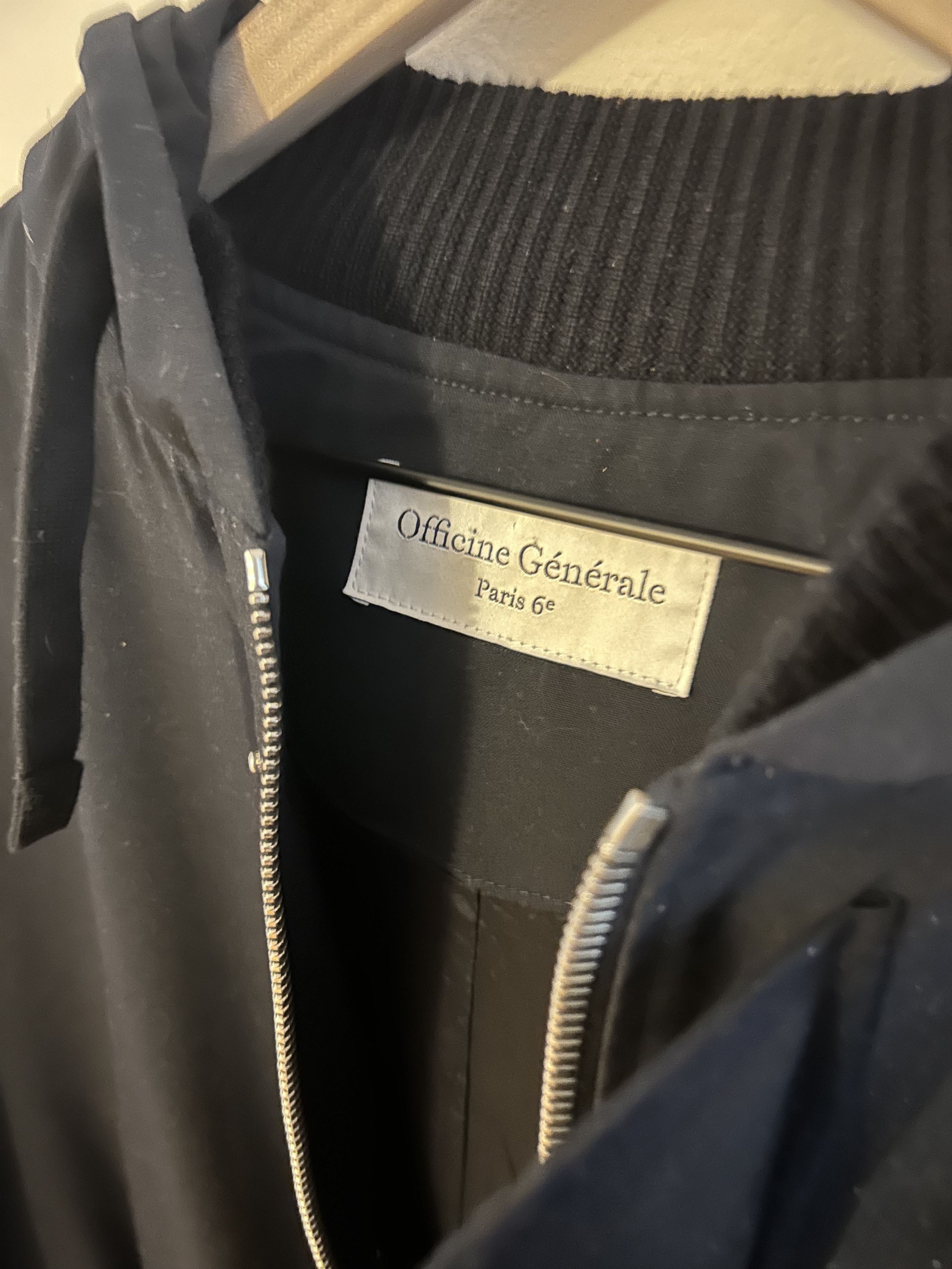 Officine Generale Navy Bradley Parka (M) Size US M / EU 48-50 / 2 - 4 Thumbnail