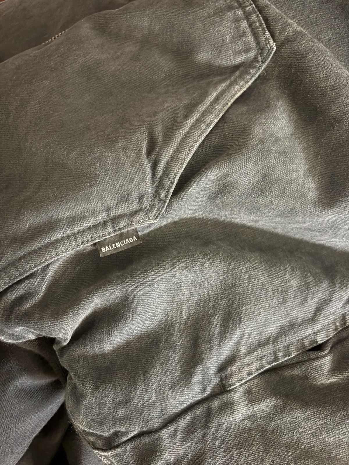 Balenciaga Balenciaga Oversized Denim Bomber Size US XS / EU 42 / 0 - 8 Thumbnail