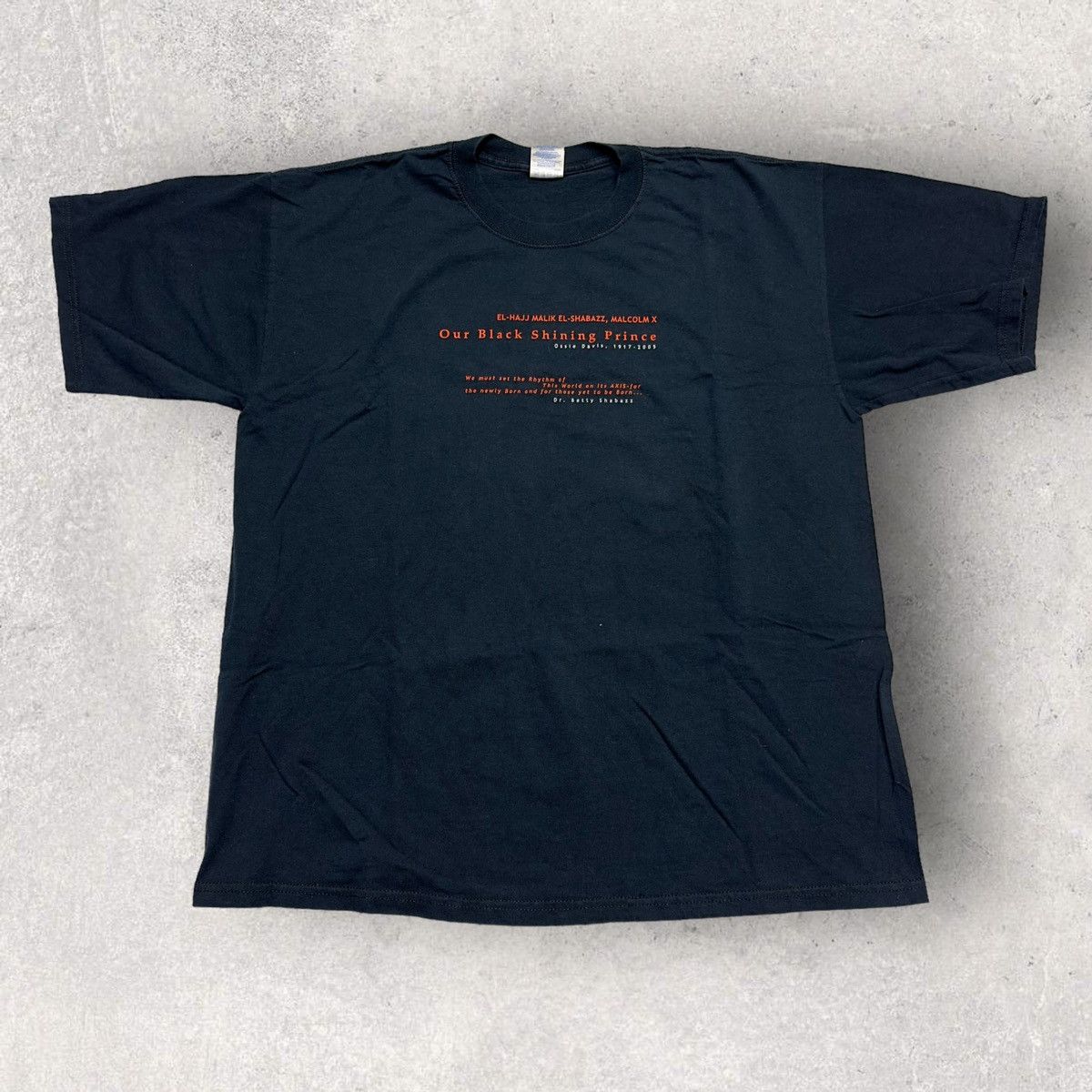 Gildan × Vintage Vintage Malcom X tee Size US L / EU 52-54 / 3 - 1 Thumbnail