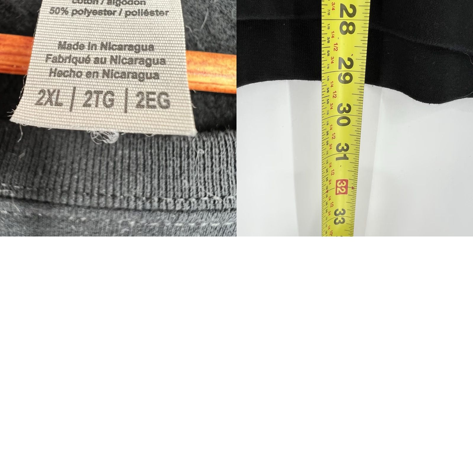 Gildan VINTAGE Pittsburgh Steelers Sweatshirt 2XL Black Men Crew Neck Long Sleeve Graphic Print 90s Football Pullover Gildan Cotton Blend Size US XXL / EU 58 / 5 - 8 Thumbnail