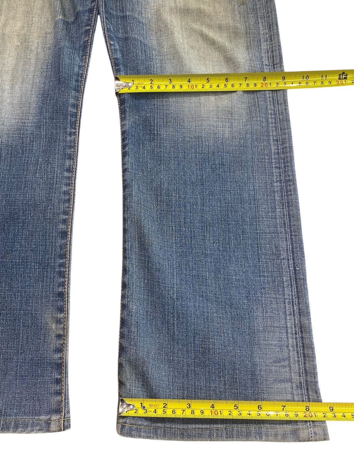 Edwin Edwin Faded Mud Wash Style Flare Jeans Size US 34 / EU 50 - 7 Thumbnail