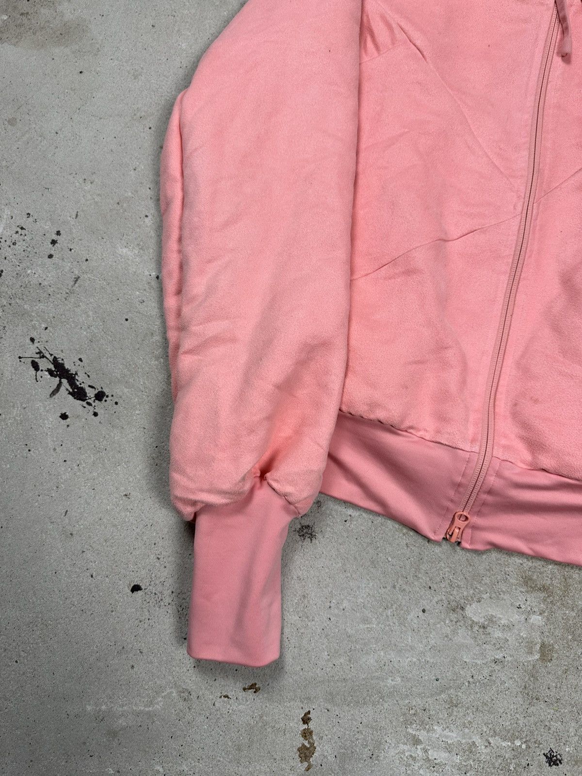 Nike × Vintage Vintage Y2K Nike Air Baby Pink Zip Hoodie Swoosh Size US S / EU 44-46 / 1 - 4 Thumbnail