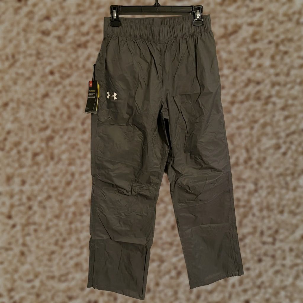 Under Armour Under Armour Storm Ace Rain Water Resistant Pants Gray Men's Small 1261124 Size US 29 - 1 Thumbnail