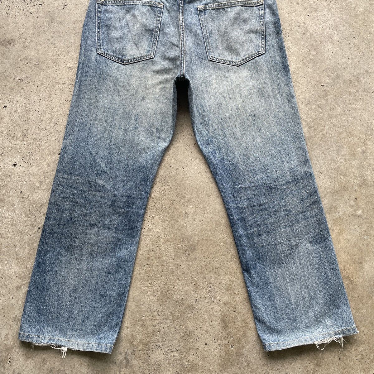 Japanese Brand W36💥 Vintage Japanese Brand UJ Faded Denim Jeans Pants Size US 36 / EU 52 - 9 Thumbnail