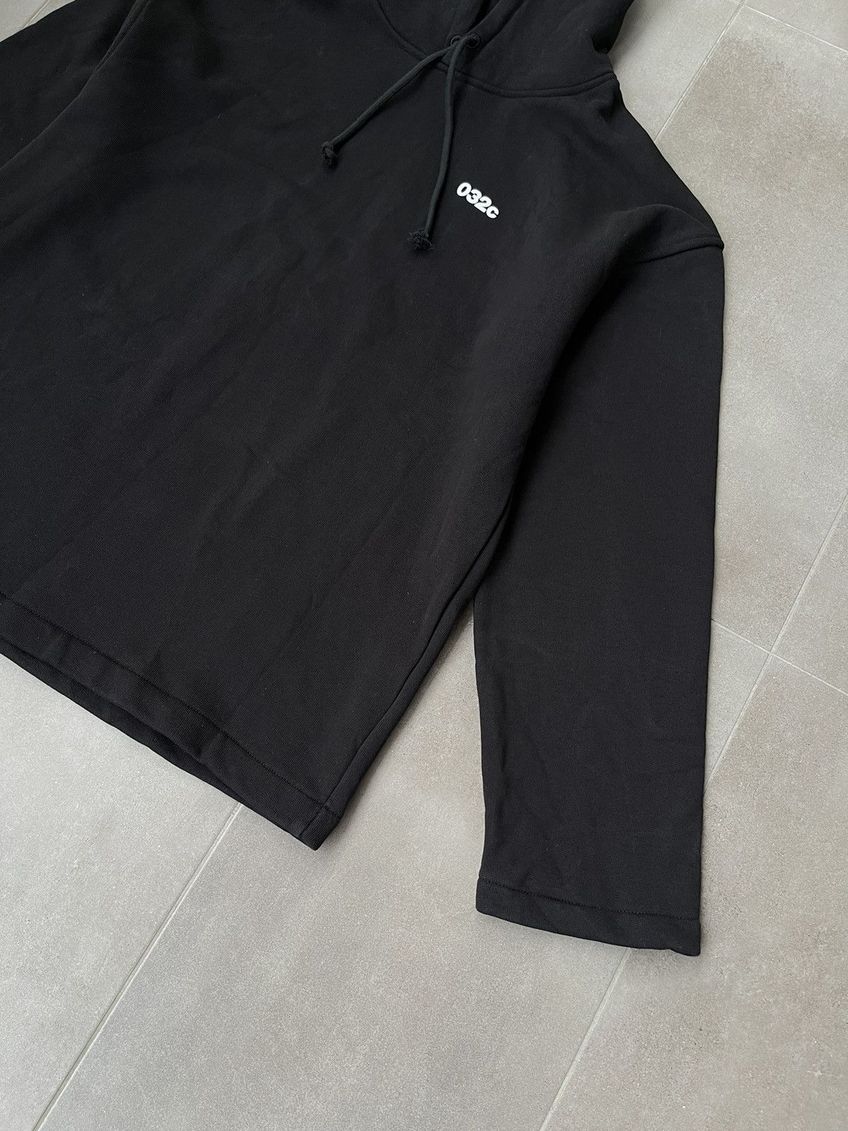 032c SS23 032C "Content" Maxi Black Hoodie Size US M / EU 48-50 / 2 - 9 Thumbnail