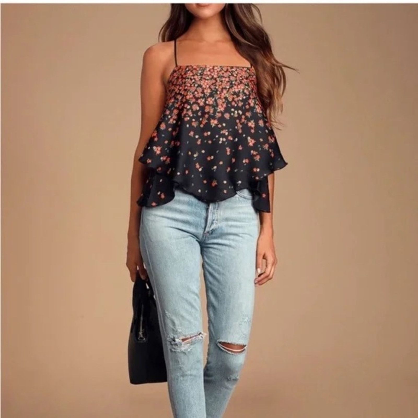 Free People Free People Intimately Let Me Love Floral Tank Top Womens XS Size XS / US 0-2 / IT 36-38 - 2 Thumbnail