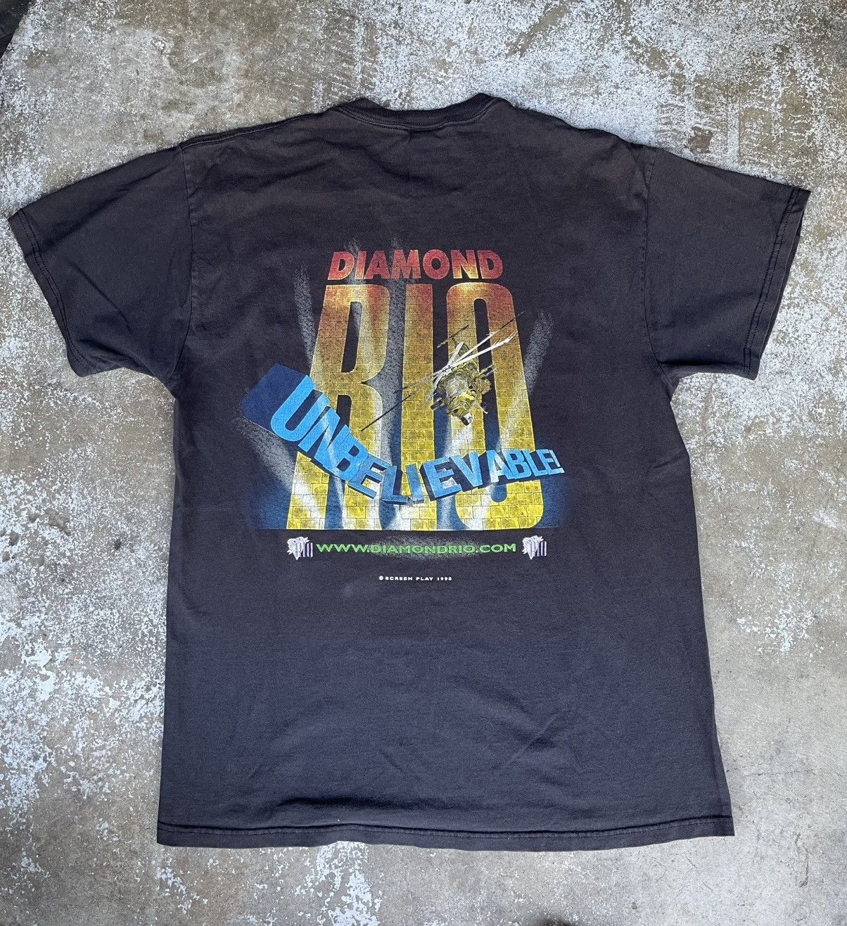 Band Tees Vintage 90s Band Shirt Diamond Rio Size US L / EU 52-54 / 3 - 4 Thumbnail