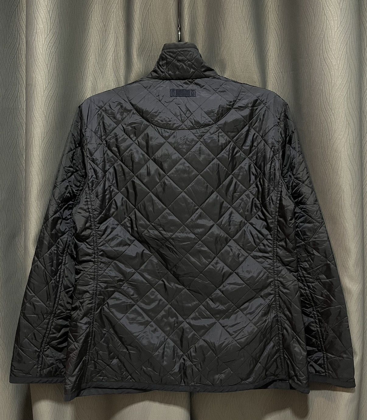 Black Label × Burberry × Japanese Brand Diamond quilted jacket Size L / US 10 / IT 46 - 2 Thumbnail