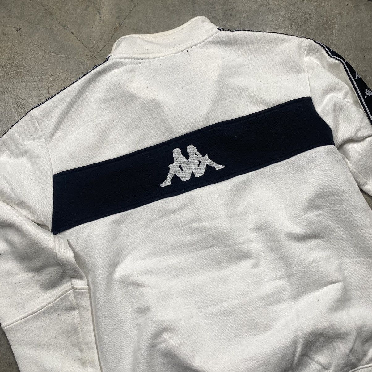 Kappa × Vintage y2k Kappa Sidetape Zipped Up Sweater Jacket Size US S / EU 44-46 / 1 - 4 Thumbnail
