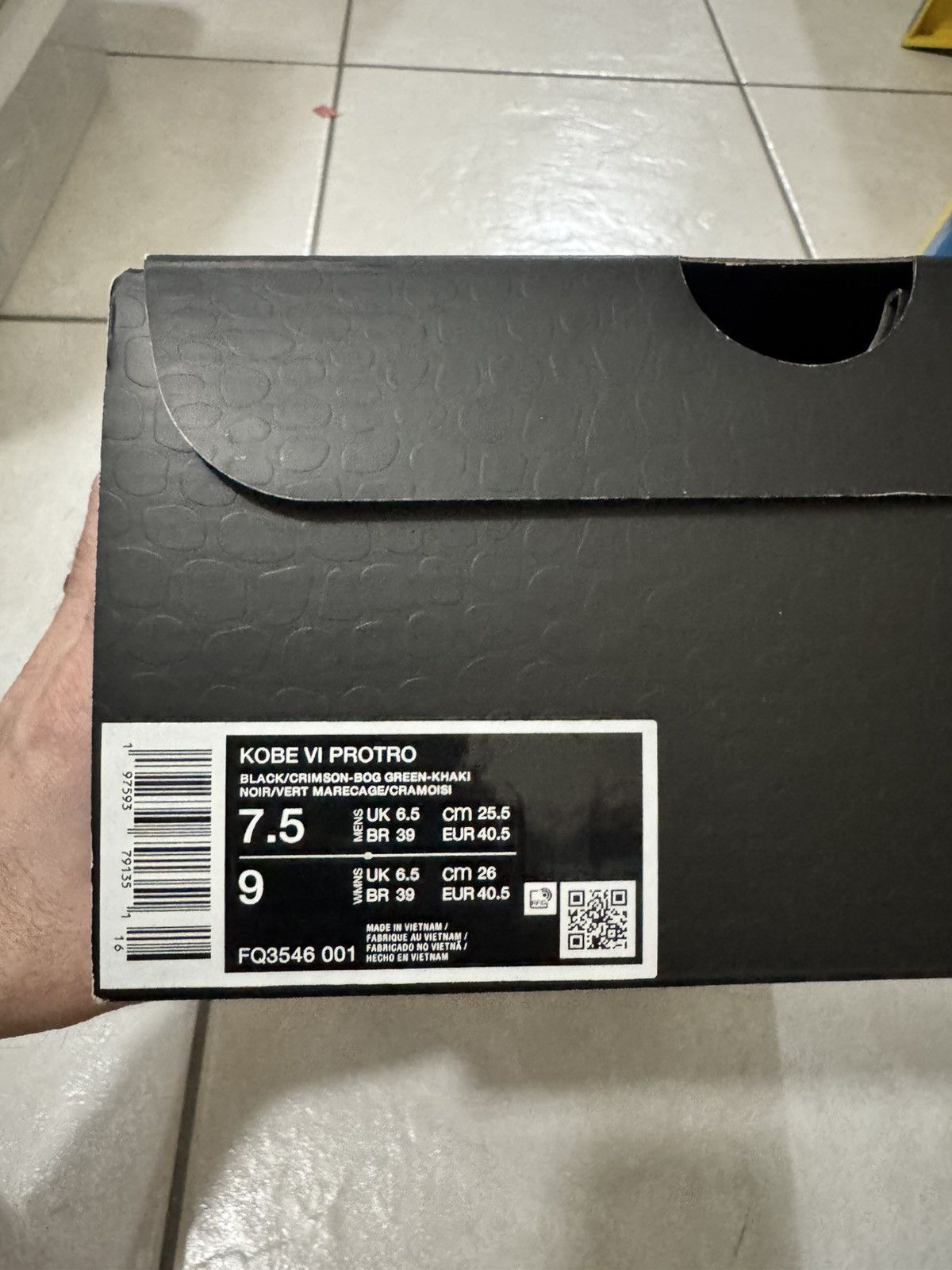 Nike KOBE VI PROTRO - Italian Camo Size US 7.5 / EU 40-41 - 8 Thumbnail