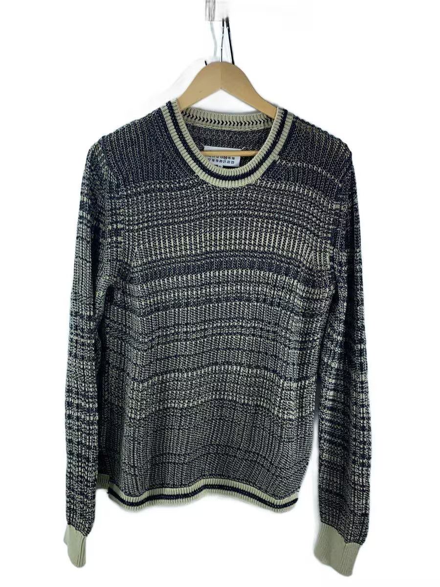Maison Margiela SS17 Striped Pattern Cotton Knit Sweater Size US M / EU 48-50 / 2 - 1 Thumbnail