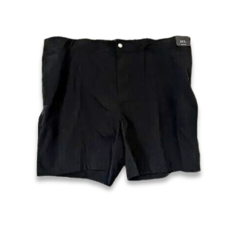 Treasure & Bond Treasure & Bond Chino Shorts Flat Front Slim Fit Black 2XL Size US 42 / EU 58 - 2 Thumbnail