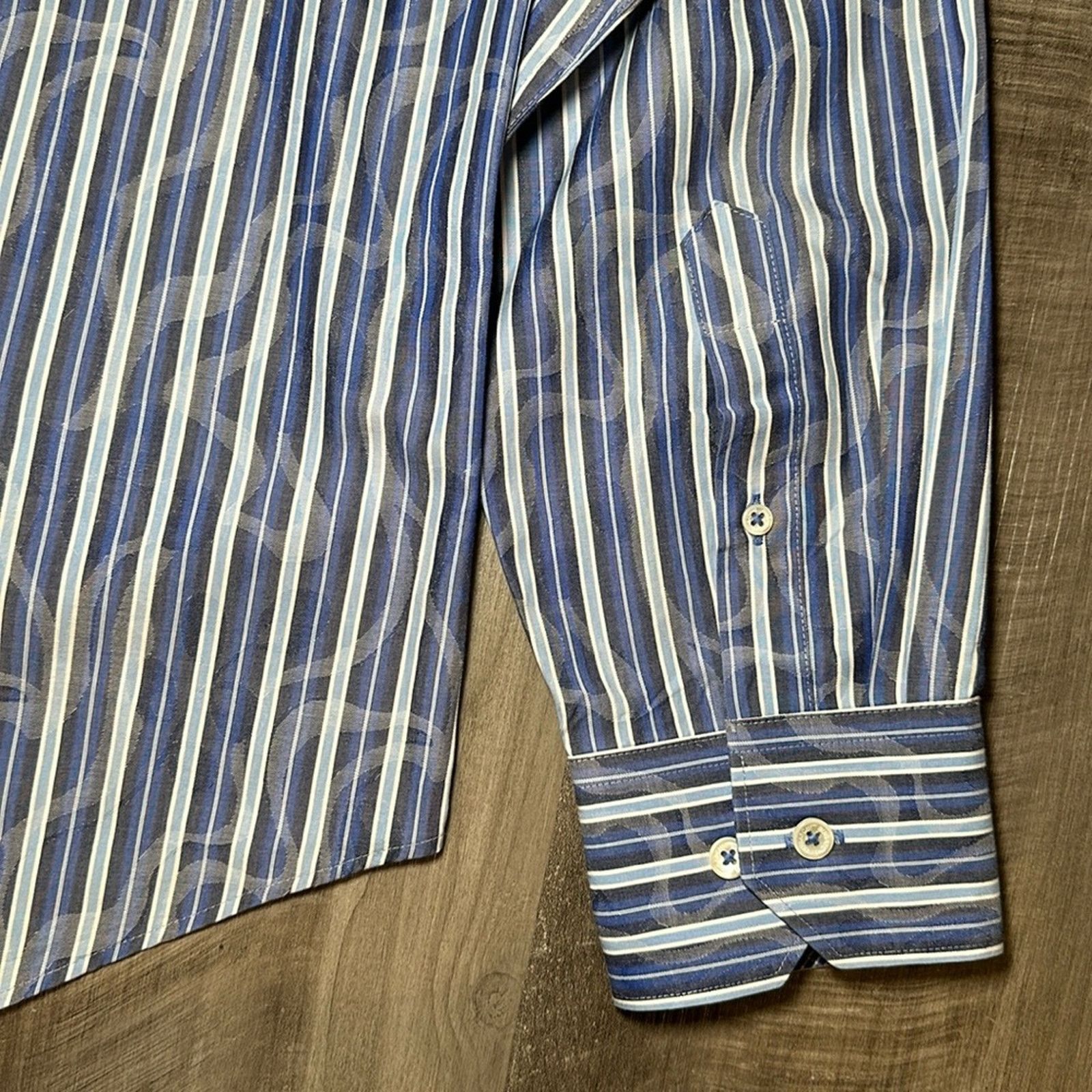 BUGATCHI Bugatchi Uomo Long Sleeve Button Down - XL Size US XL / EU 56 / 4 - 4 Thumbnail