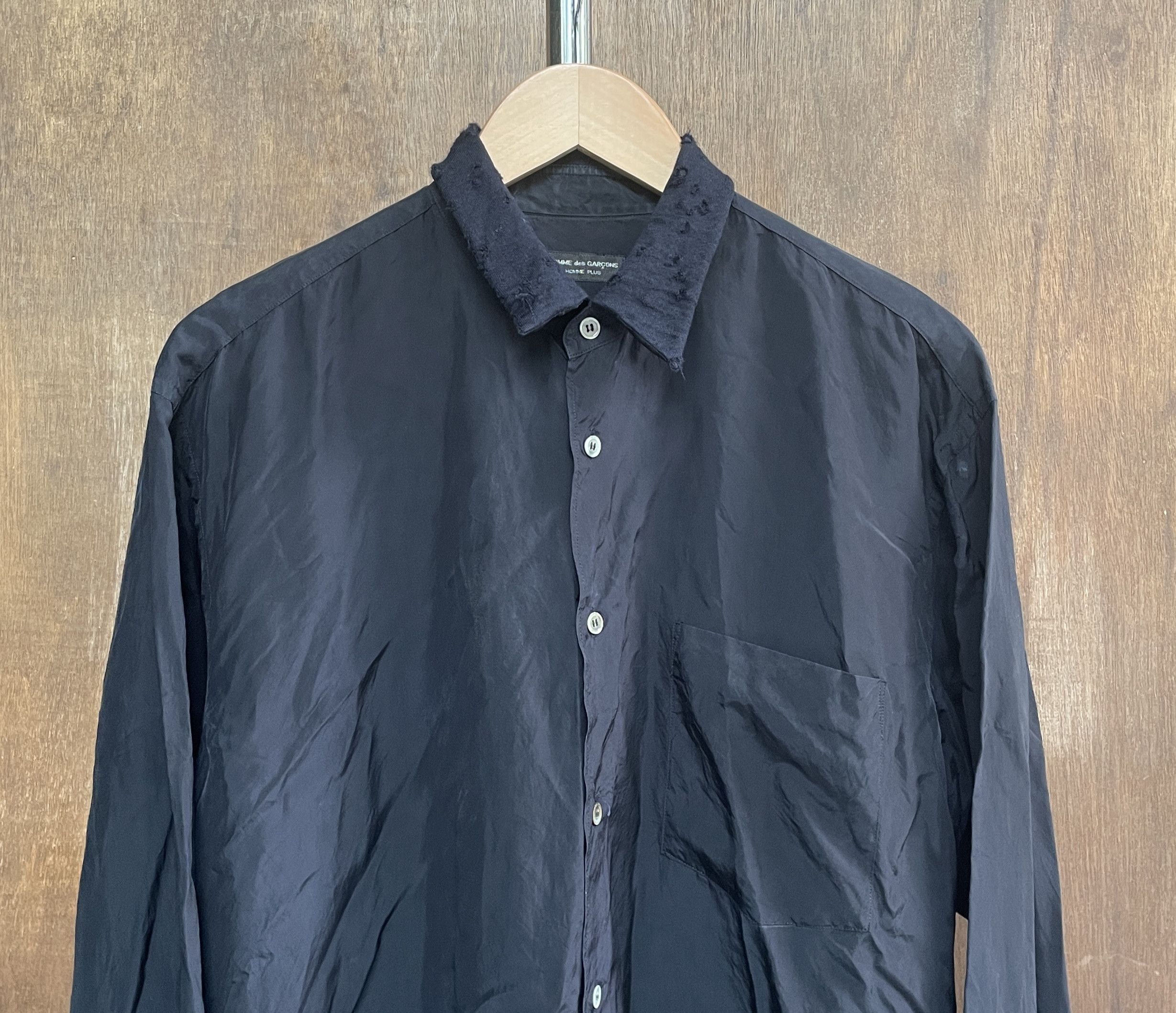Comme des Garcons CDGH Plus 90's Silk Classic Shirt Size US L / EU 52-54 / 3 - 2 Thumbnail