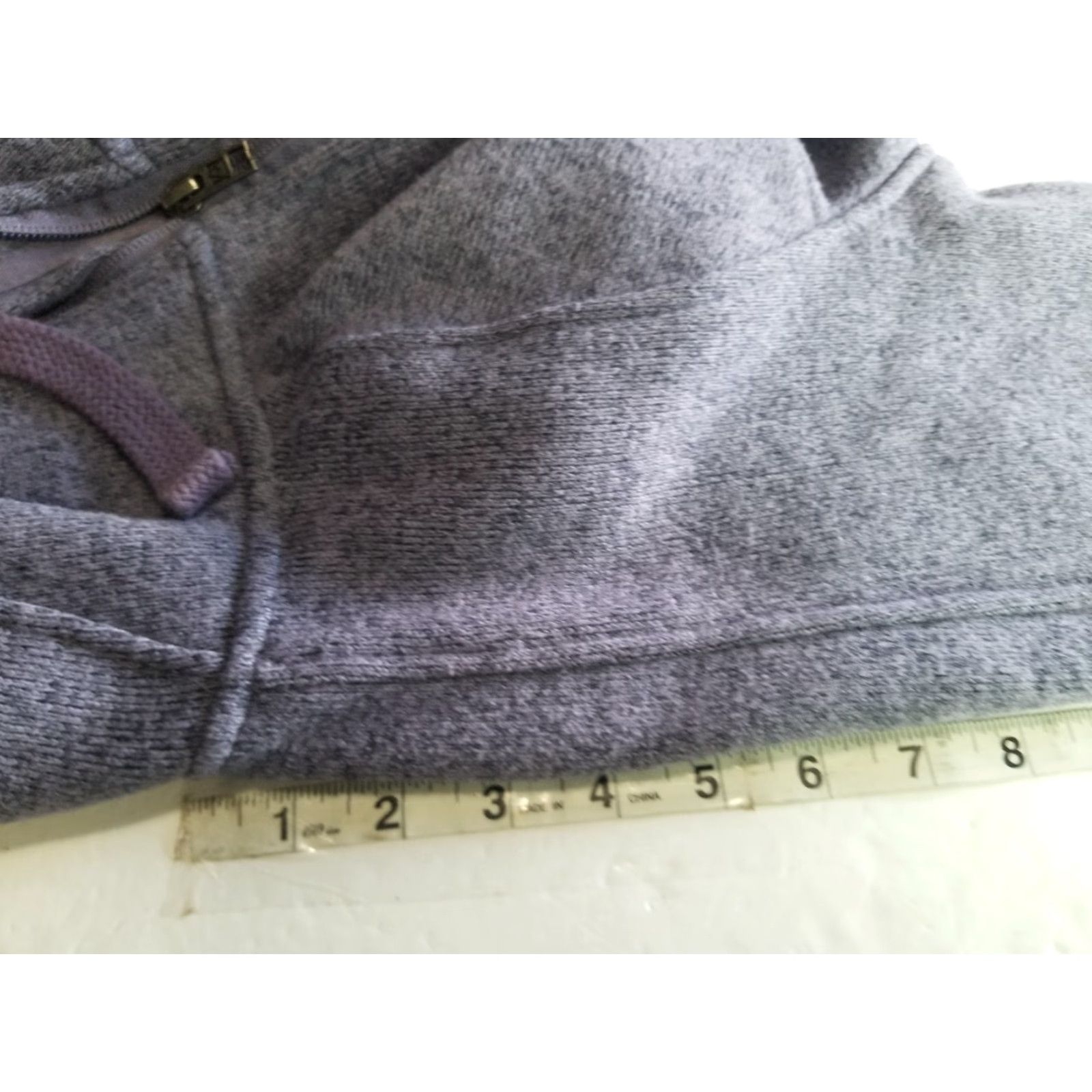 Avalanche Avalanche Jacket Women M Fleece Full Zip Purple Outdoor Casual Hiking Backpacking, Basic Outdoor Apparel Size M / US 6-8 / IT 42-44 - 7 Thumbnail