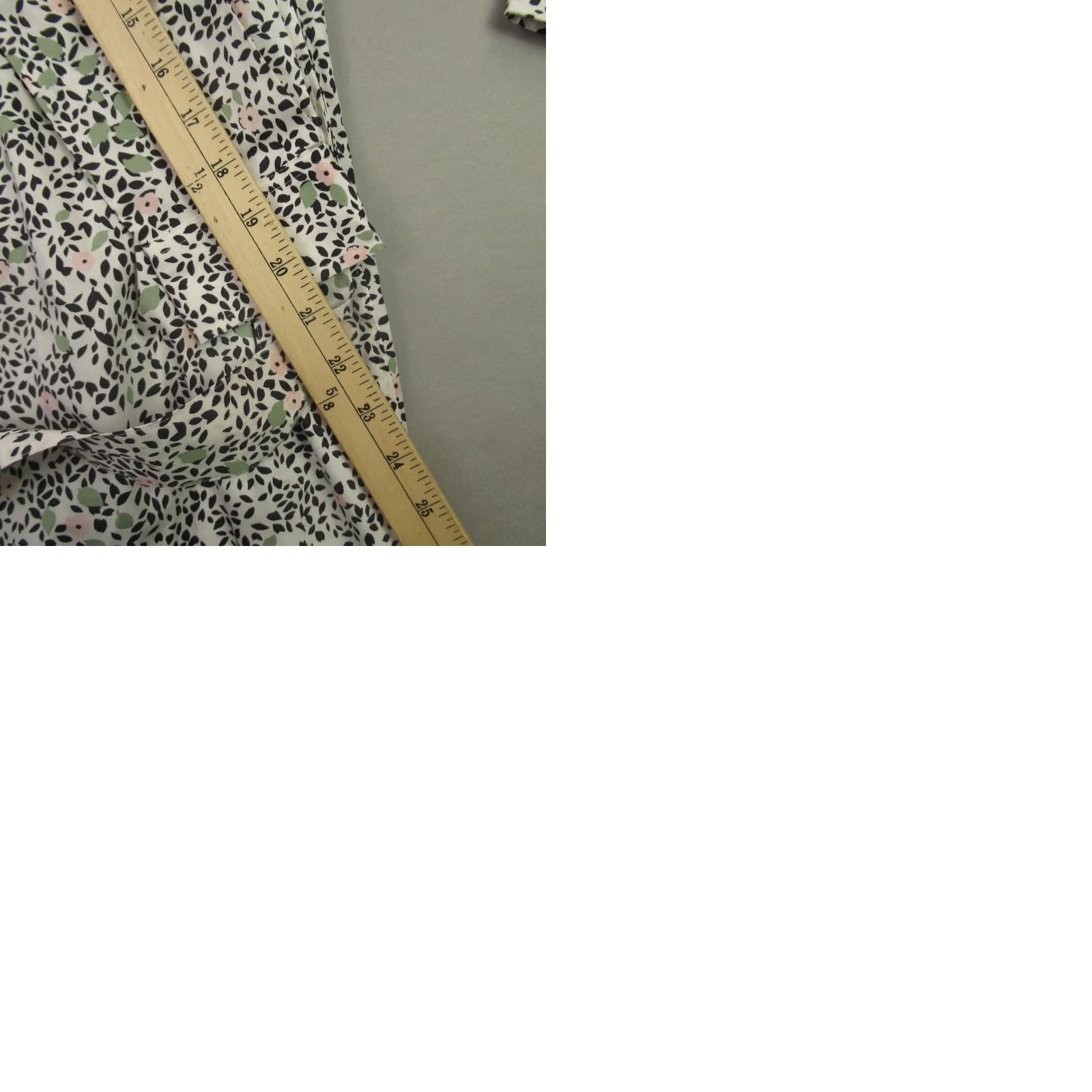 UNTUCKit Untuckit Dress Womens 4 Long Sleeve Button Front Lightweight Floral Shirt Dress Womens Mint Multicolor Casual Knit Cotton Blend Fall Size S / US 4 / IT 40 - 9 Thumbnail